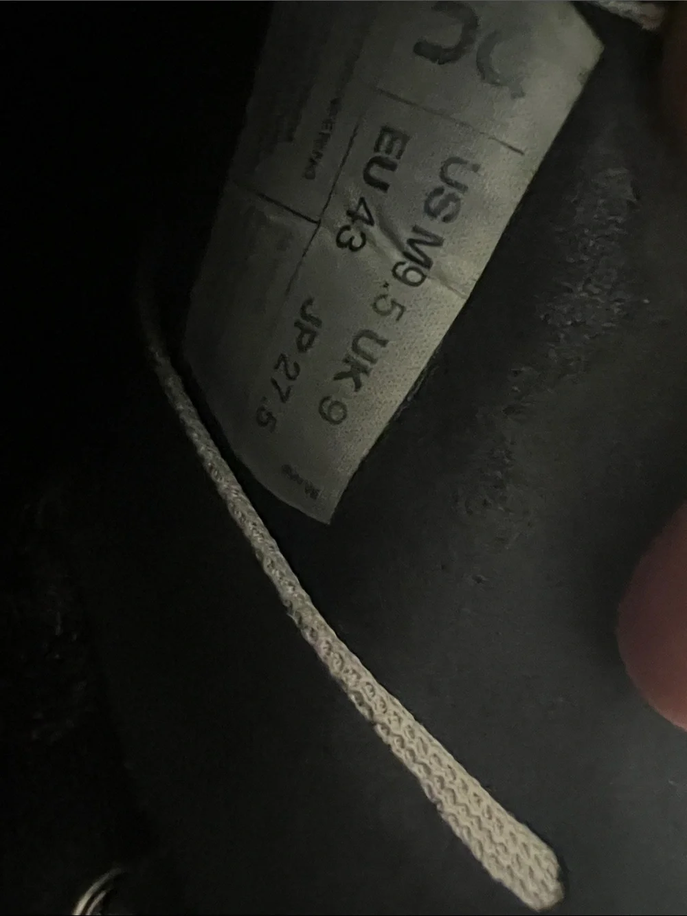 On Running Men's Athletic Sneakers — Black and Gray